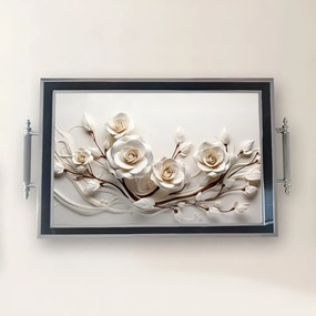 Üveg tálca, 38×24 cm – TPG9935