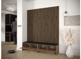 Előszoba Esmaldos V (artisan tölgy + fekete + rózsaszín) . 1104710