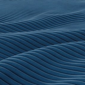 Nobu sarokkanapé, kordbársony, univerzális oldal, kék