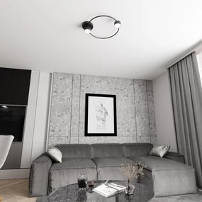 Mennyezeti lámpa LUCIO 2xGX53/12W/230V fekete