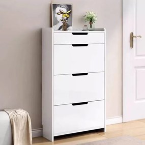 Cipősszekrény 80 x 33 x 50 cm fehér CS06-80