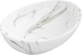 Mexen Elza 40 x 33 cm-es fiókmosdó, fehér kő - 21014082