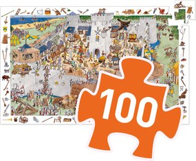 Megfigyeltető puzzle - Bevehetetlen vár, 100 db-os - Fortified castle