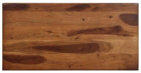 bárasztal 120x60x107 cm tömör fa akácfa