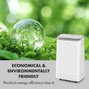 Iceblock, mobil klíma, 3 az 1-ben, 12 000 BTU/3,5 kW, 400 m³/h max., fehér