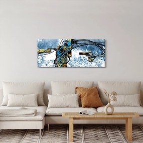 Absztrakt kép (120x50 cm)
