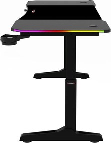 LUMEN RGB LED gamer asztal 140 × 60 cm