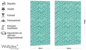 Wallplex fürdőszobai fali panel Herringbone (Méret: 1db 90x200 79.980 Ft)