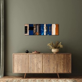 Kép - Görög találkozó (órával) (90x30 cm)