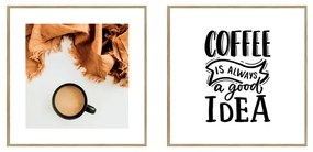 Kép szett 2 db-os 20x20 cm Coffee – knor