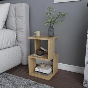 Éjjeliszekrény 29x29x49 cm barna fehér FUR1876-3