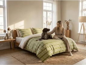 Mikroszálas flanel ágyneműhuzat GREENSORY zöld Ágyneműhuzat mérete: 70 x 90 cm | 140 x 200 cm