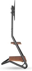 Nedis TVSM6200BK - Állvány TV-hez 37-75", fekete/barna