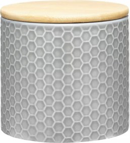 Tuvo Konyhai Tartály Bambusz Fedéllel Szürke 670 ML Ambition