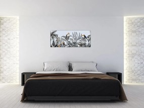 Kép - Illusztrált dzsungel (120x50 cm)