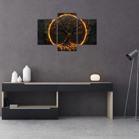 Kép – Életfa lávában II. (90x60 cm)