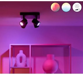WiZ - LED RGBW Dimmelhető spotlámpa IMAGEO 4xGU10/4,9W/230V fekete Wi-Fi