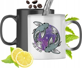 Mágikus Bögre Csillagjegyek Színváltó Nyomtatott Fényképpel