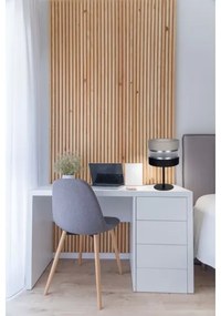 Asztali lámpa CORAL 1xE27/60W/230V fekete/szürke