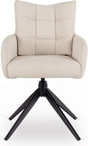 Forgó szék krém színben. JULY