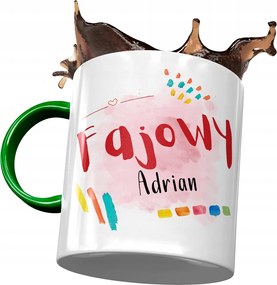 Zöld bögre Adrian Férj Kolléga Ajándék Nyomtatott Fotóval