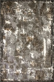160x230 cm Modern Sűrű Szőnyeg Stúdió Minta Fekete Bézs Barna Krém Stúdió