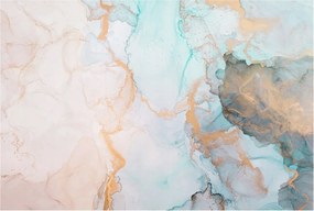 Fotótapéta Flizelina Nappali és Hálószoba Irodába Akvarell hullámok 104x70 Ragasztó