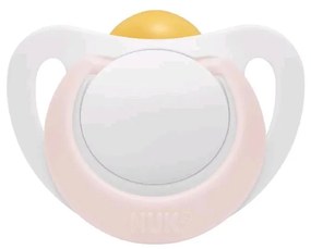 NUK Star baba cumi latex 0–6 h, rózsaszín, vel. 0-6 h