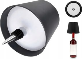 Asztali lámpa Borosüveghez, Whiskyhez, Sörhöz, Újratölthető Usb C, Ajándék