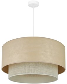 Brilagi - ARIZONA BOHO függeszték 1xE27/15W/230V, 60 cm, bézs/fehér