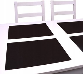 Juta alátét 30x40 dekoratív sötétbarna 4 db PJ-9