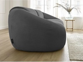 Szürke kordbársony kanapé 250 cm Tina – Bobochic Paris