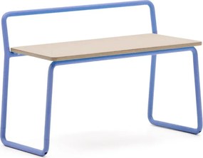 Kék-natúr színű pad Tinn – Kave Home