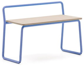 Kék-natúr színű pad Tinn – Kave Home