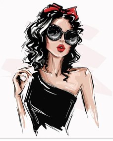 Kép - Divat nő (90x60 cm)