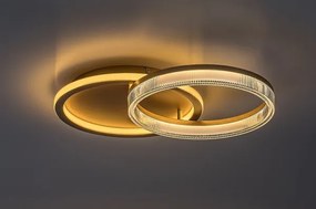 Rabalux 71472 - RIVONA LED fényerőszabályozható mennyezeti lámpa LED/22W/230V 3000–6500K 53,5×35 cm + távirányító