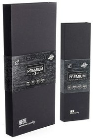 G21 Damascus Premium késkészlet bambusz blokkban, 4 db + élezőkő