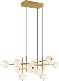 Zuma Line 003064-034755 - GALATEA LED kábeles csillár LED/63W/230V aranyszínű