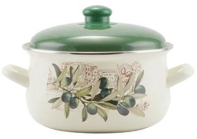 RCK Oliva Zománcozott lábas 20 cm+fedő 14828