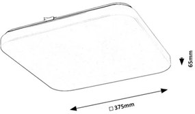 Rabalux 75015-LED VENDEL mennyezeti lámpa szenzorral LED/24W/230V 4000K 37x37cm