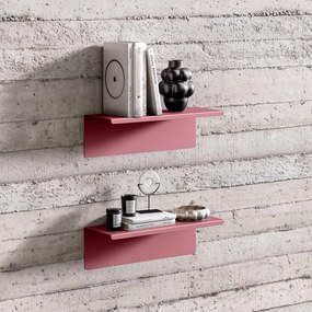 Fali polc JOANNE 400 mm, Fresh Style: púderrózsaszín