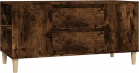 vidaXL füstös tölgy színű szerelt fa TV-szekrény 102x44,5x50 cm