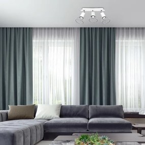 Spotlámpa DANTE 3xGU10/25W/230V fehér/fényezett króm