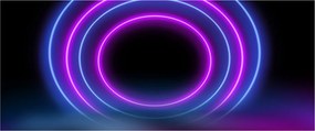 A színes körök képe (120x50 cm)