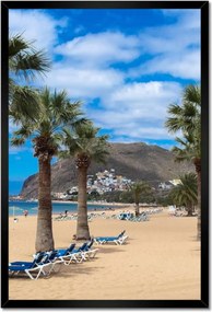 Poszterek keretben 40x60 Nagy pálmafák a tengerparton