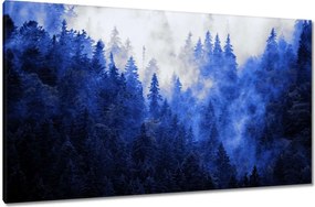 Vászonkép 120x70 Kék táj Hegyek