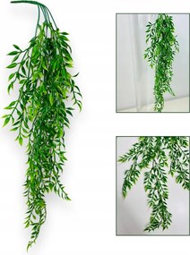 Ruskus Levélcsokor Girland Ruskus Műlevelek, Mint Élő Túlnyúlás 80 cm