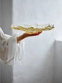 Bézs üveg tál ø 38,5 cm Asimi – Bloomingville