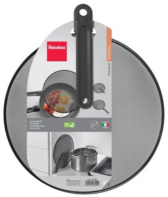 Acél fröccsenésgátló fedő serpenyőre ø 29 cm – Metaltex