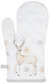Edényfogó kesztyű 18x30cm, 100% pamut, Christmas Pastels